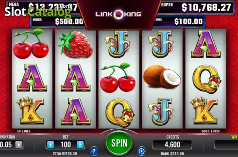 Skärmdump2. Link King Casino Mix slot