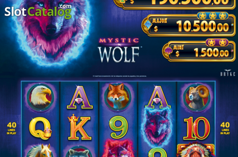 Reel Screen 1. Mystic Wolf (ZITRO) slot