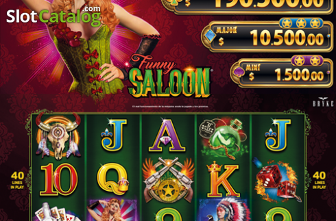 Free Spins. Funny Saloon slot