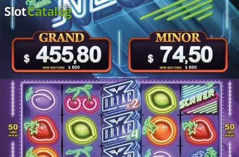 Free Spins. Sweet Neon Fruits slot