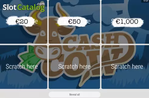 Ecran3. Cash Cow (Zeal Instant Games) slot