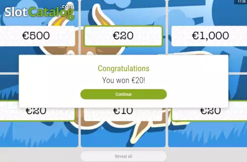 Win screen 2. Cash Cow (Zeal Instant Games) slot