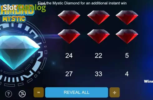 Ekran3. Diamond Mystic yuvası