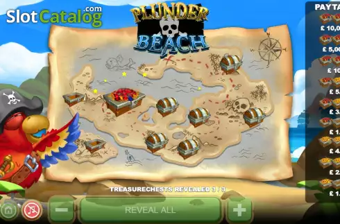 Game screen 3. Plunder Beach slot