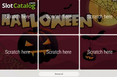 Game screen. Halloween (Zeal Instant Games) slot