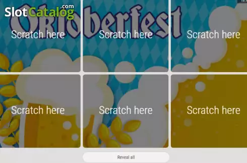 Game screen. Oktoberfest (Zeal Instant Games) slot