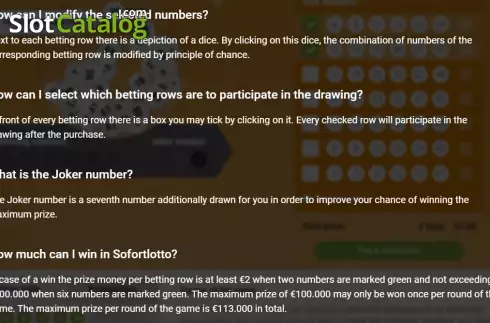 Bildschirm8. Instant German Lotto slot
