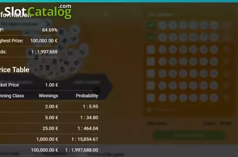 Bildschirm9. Instant German Lotto slot