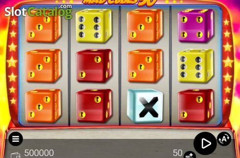 画面2. Mad Cubes 50 カジノスロット