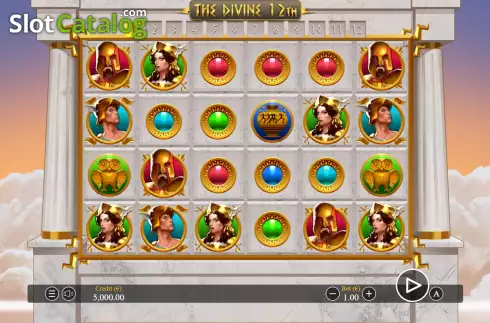Game Screen. The Divine 12th slot