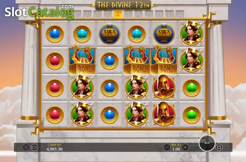 Free Spins Win Screen. The Divine 12th slot