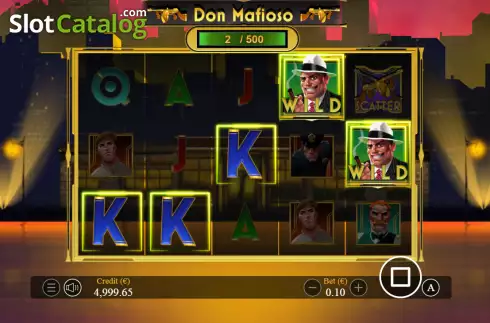 Win screen 2. Don Mafioso slot