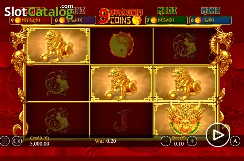 画面3. 9 Dragon Coin カジノスロット