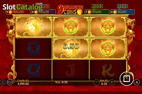 画面4. 9 Dragon Coin カジノスロット