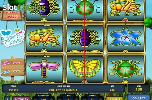 Screen 2. Butterfly Classic slot