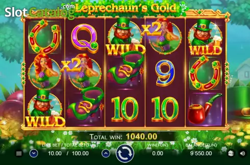 Win screen 2. Leprechauns Gold slot