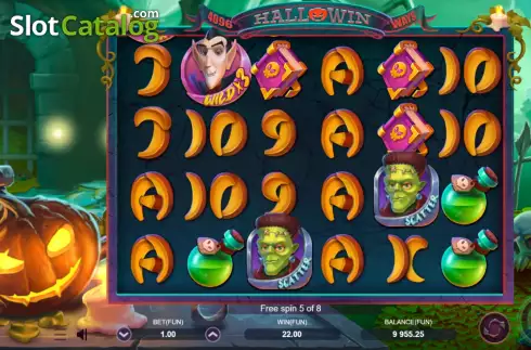 Free Spins screen 2. Hallowin (Zillion Games) slot