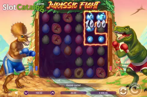 Bildschirm4. Jurassic Fight slot