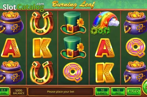 Burning Leaf slot. Burning Leaf slot
