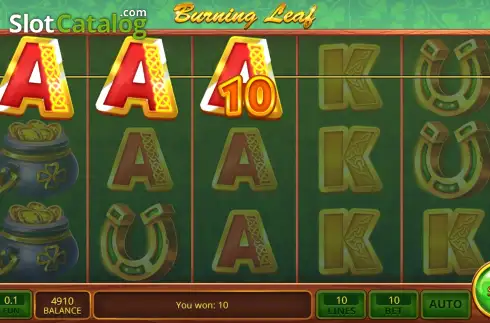 Burning Leaf demo. Burning Leaf slot