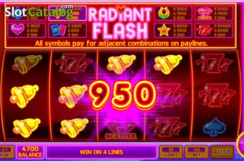 Ekran3. Radiant Flash yuvası