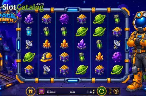Ekran2. Space Miner yuvası