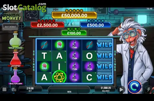 Schermo2. Atomic Monkey slot