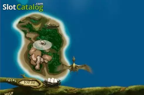 Bonus Game Win Screen. Raptor Island slot