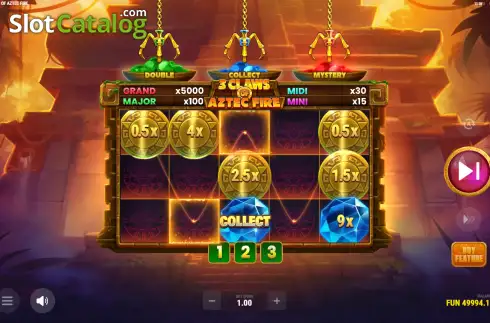 3 Claws of Aztec Fire Hold & Win demo. 3 Claws of Aztec Fire: Hold & Win slot