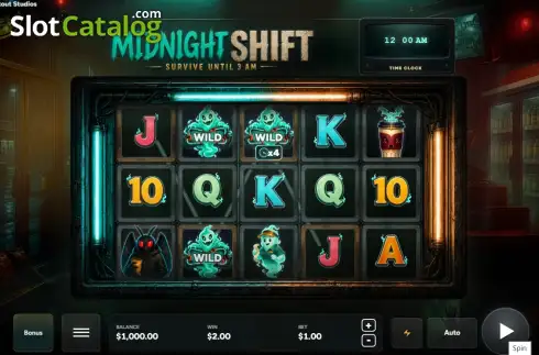 Οθόνη3. Midnight Shift Κουλοχέρης