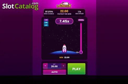 Skärmdump3. LaunchX slot