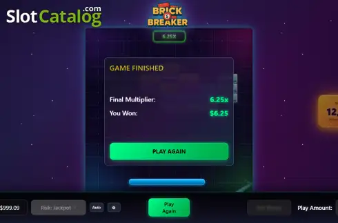 Ecran3. Brick Breaker slot