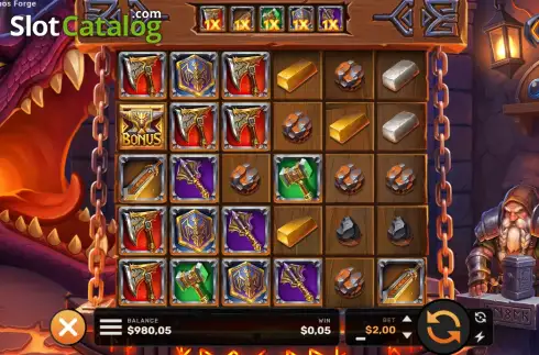 Écran3. Infernos Forge Machine à sous