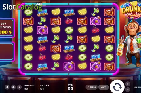 Ecran2. Drunkie Monkey slot