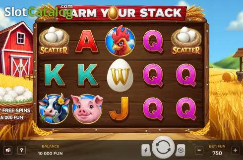 Schermo2. Farm Your Stack slot
