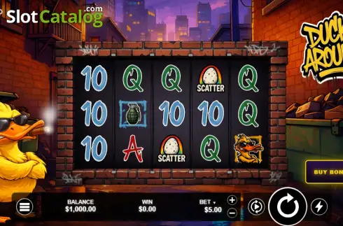 Bildschirm2. Duck Around slot