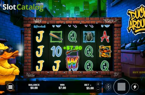 Bildschirm3. Duck Around slot