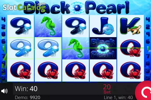 画面3. Black Pearl (e-gaming) カジノスロット