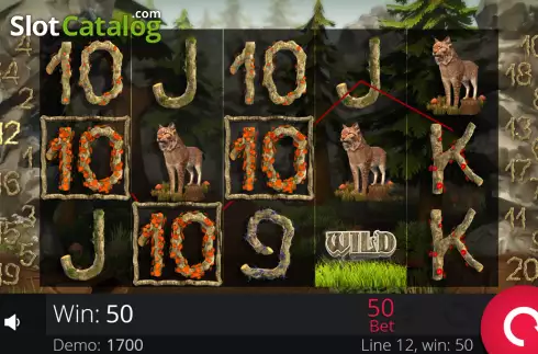 Win screen 2. Woodwoses Magic slot