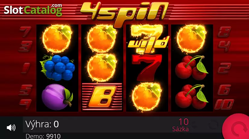 4 Spin Win Screen