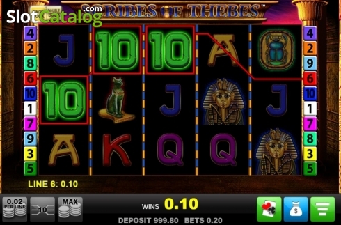 Win Screen 1. Scribes of Thebes slot