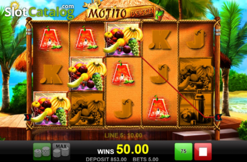 Win Screen 2. Mojito Beach slot