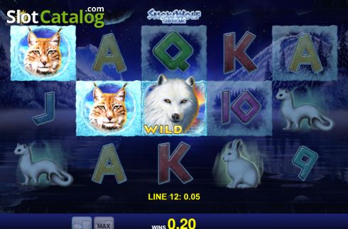 Win screen. Snow Wolf Supreme slot