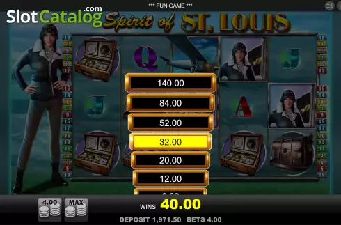 Captura de tela7. Spirit of St Louis slot