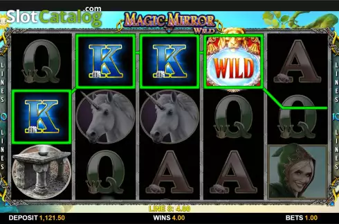 Win Screen 3. Magic Mirror Wild slot