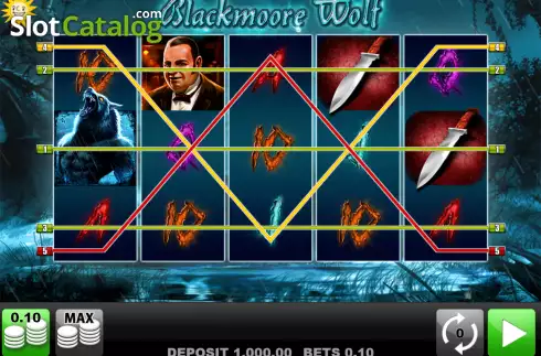Reel screen. Blackmoore Wolf slot
