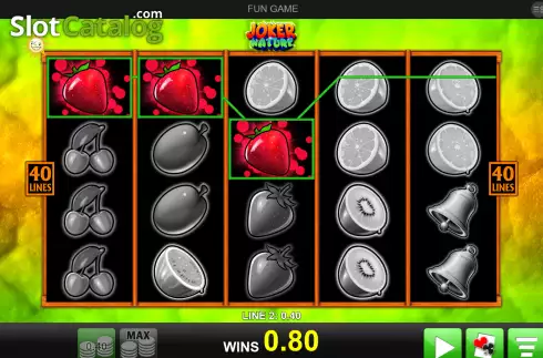 Win screen 2. Joker Nature slot