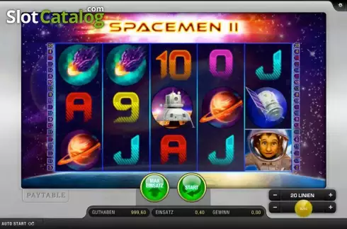 Reels. Spacemen II slot