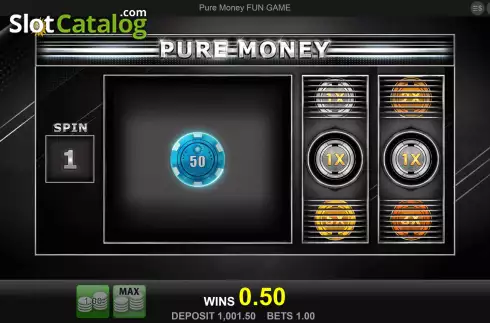 Win screen 2. Pure Money slot