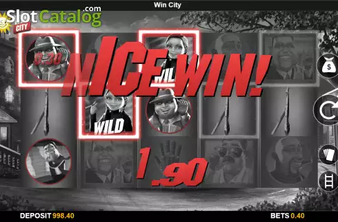 Win screen 2. Win City slot